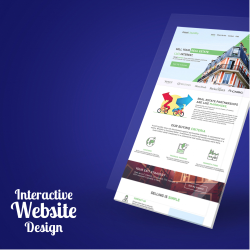 Asset Liquidity Responsive Website design thumb