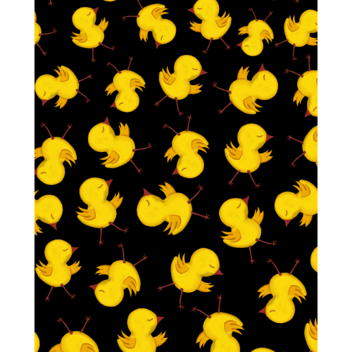 yellow birds world phone pattern