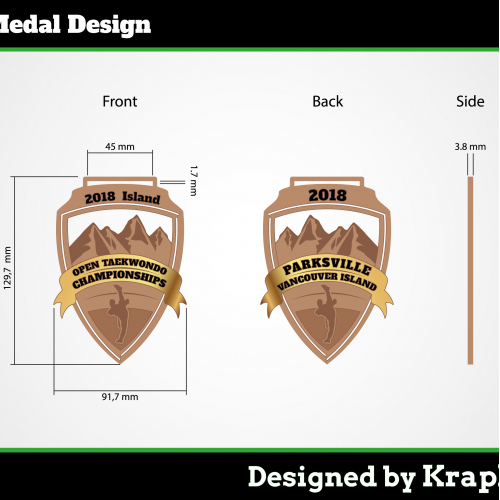 Tekwandoo Medal DESIGN