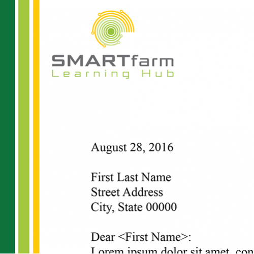 Letterhead for SmartFarm
