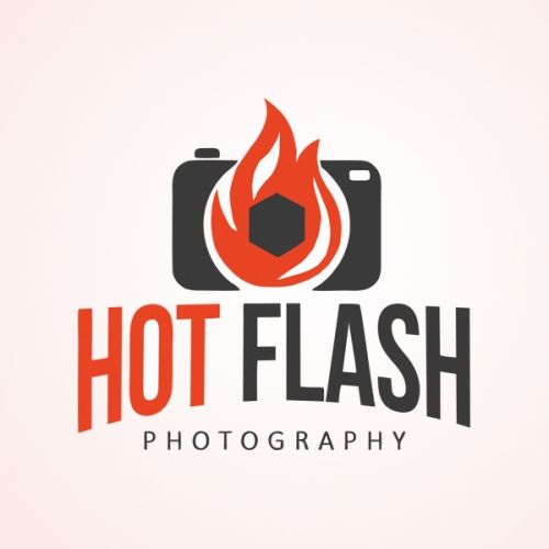 Hot flash logo design