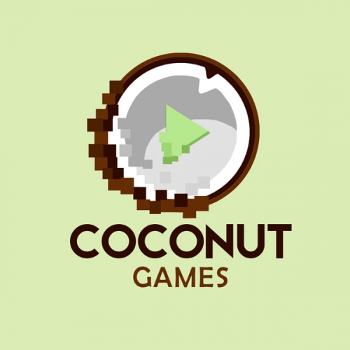 Coconut games logo design