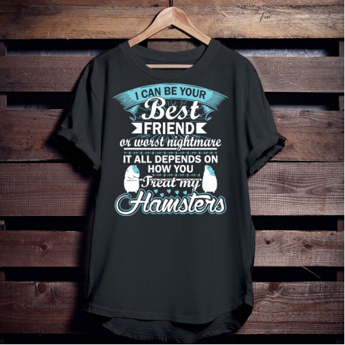 Hamster T-shirt design thumb