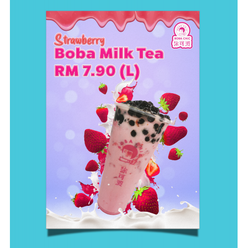 Boba chi poster design