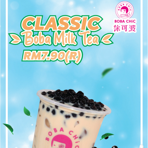 Boba chic drink ads