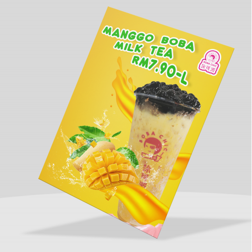 Boba chi poster design