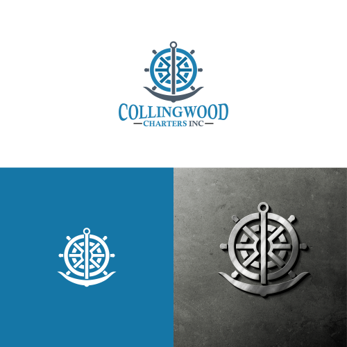 anchor and ship wheel