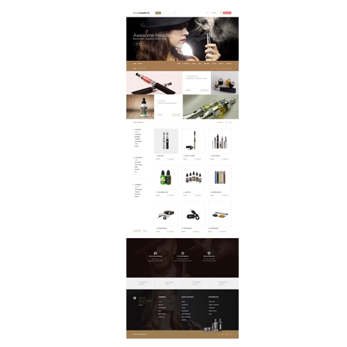 E- Commerce landing page design thumb