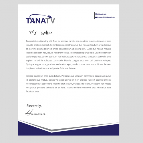 letterhead design