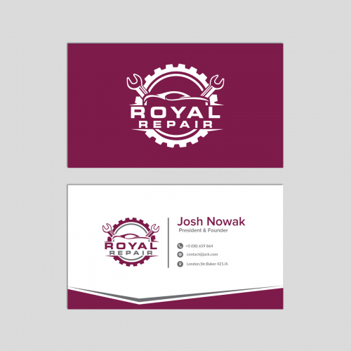 business card design