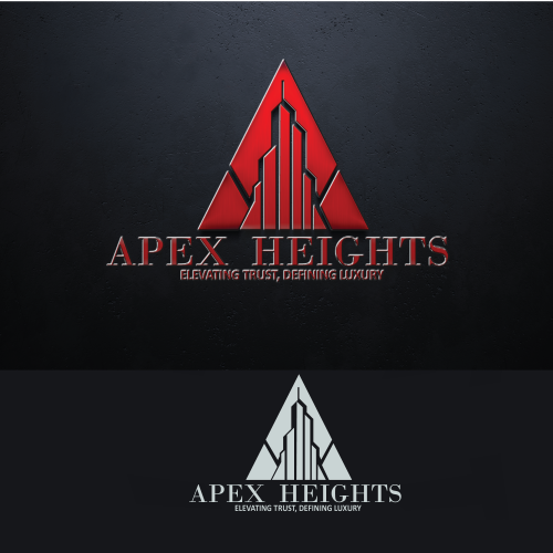 Modern Geometric Logo Identity for Apex Heights