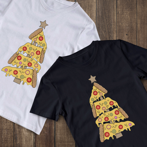 Pizza Christmas Tree