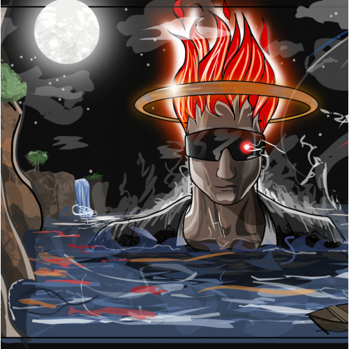 Dude in Water