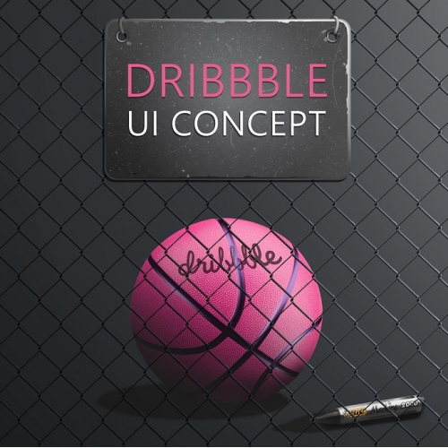 Dribbble App UI Concept