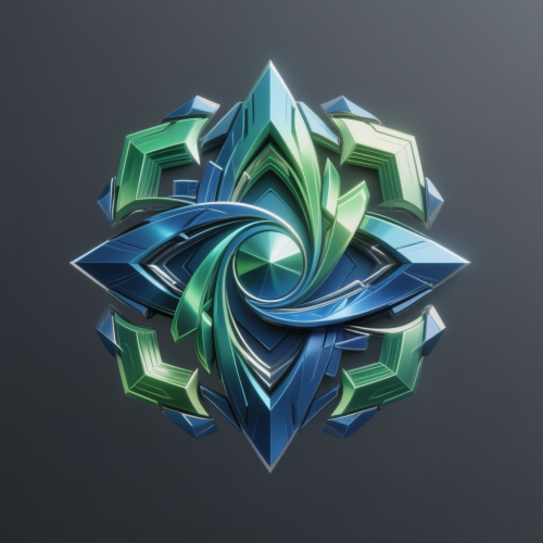 Star shaped logo