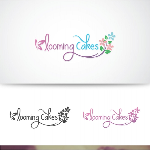 Blooming Cakes Logo Concept thumb