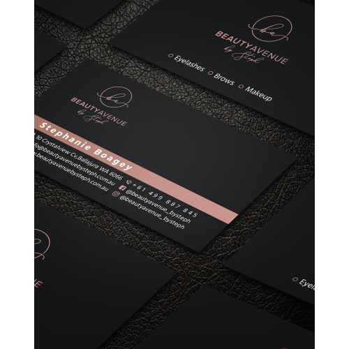 business card thumb