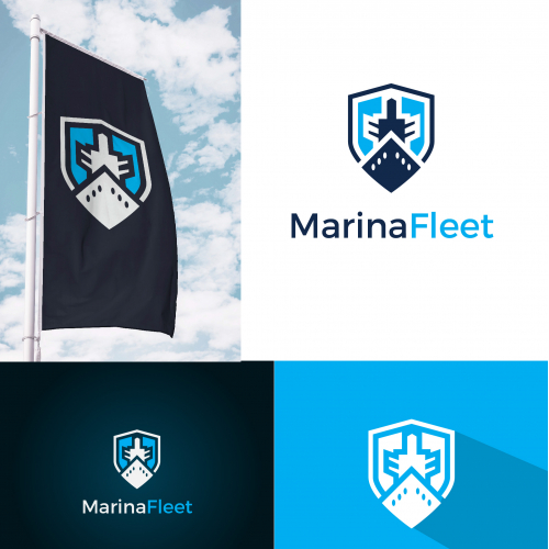 Marina Fleet Branding Logo Design by ayubzafar thumb