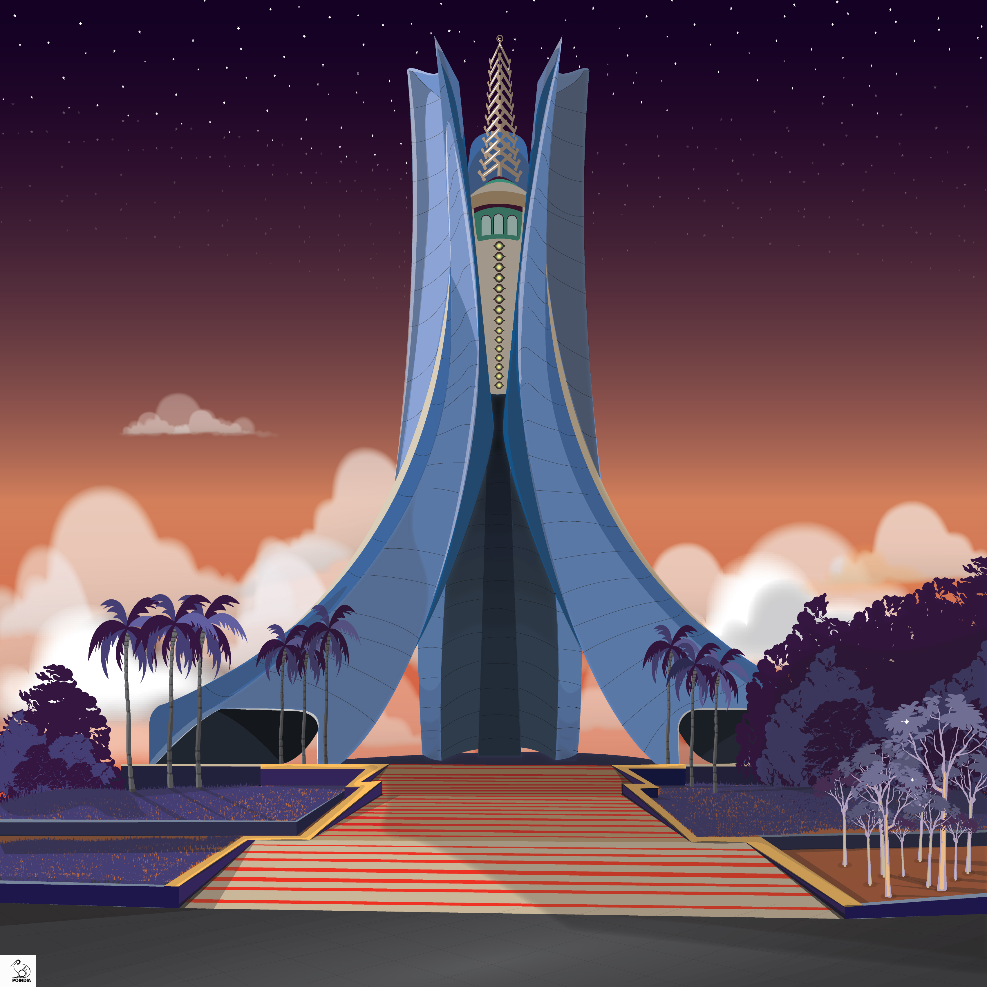 riadh el fateh in the algeria capital