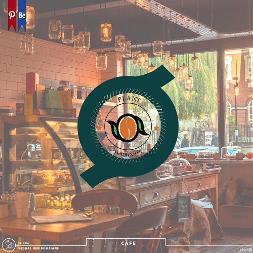 Logo for a cafe