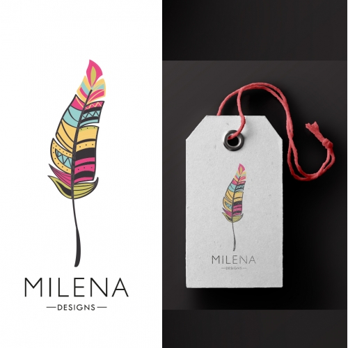 Logo design for Milena Designs thumb