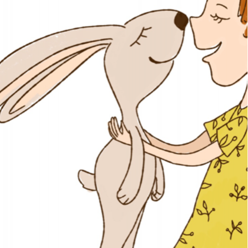 Girl and Bunny