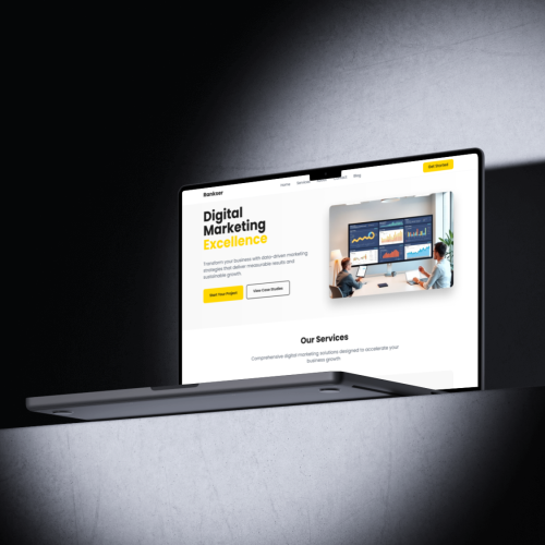 agency landing page