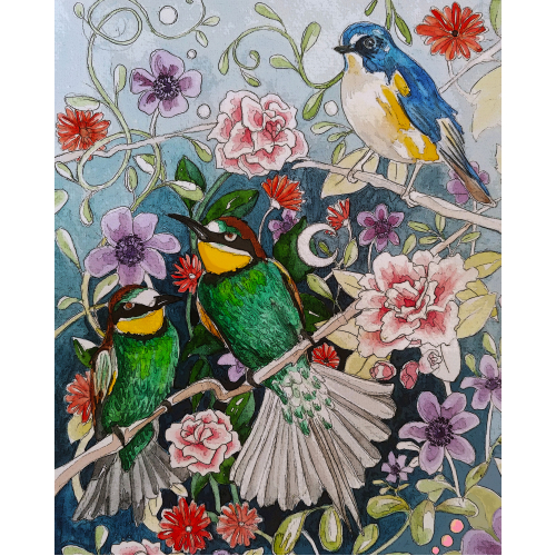 Birds are in the garden thumb