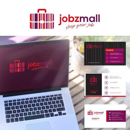 creative logo with business card