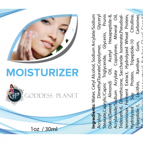 Moisturizer Label