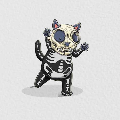 Skull Cat