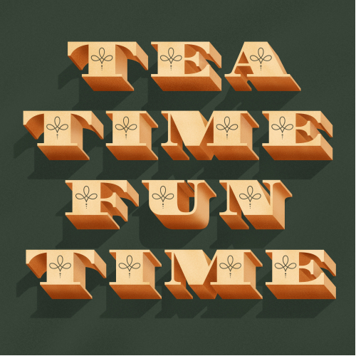Tea Time Fun Time Poster