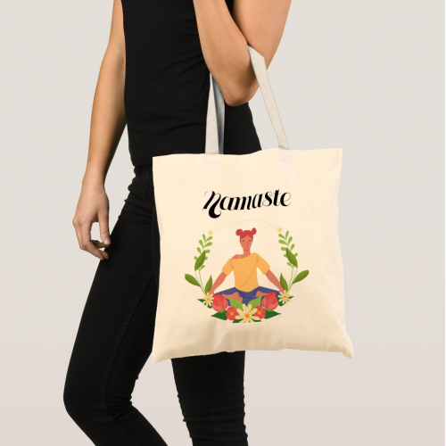 Namaste Yoga Tote Bag