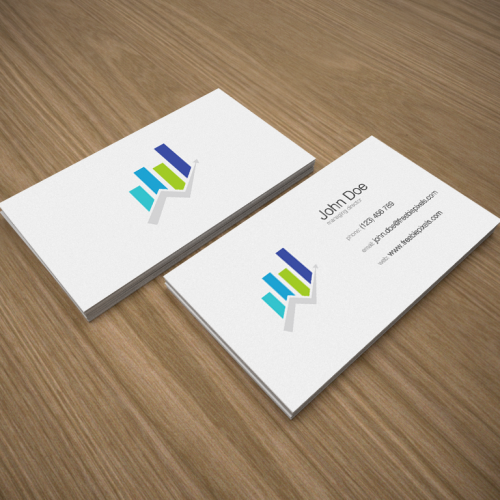 Business card thumb