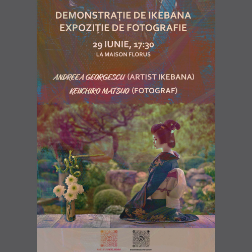 Poster - Ikebana demonstration and photography expo