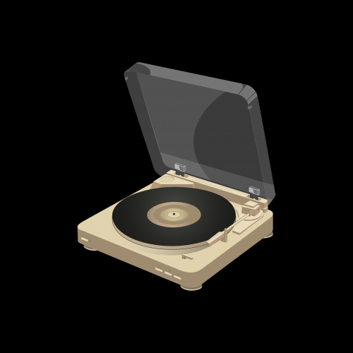Vinyl record player
