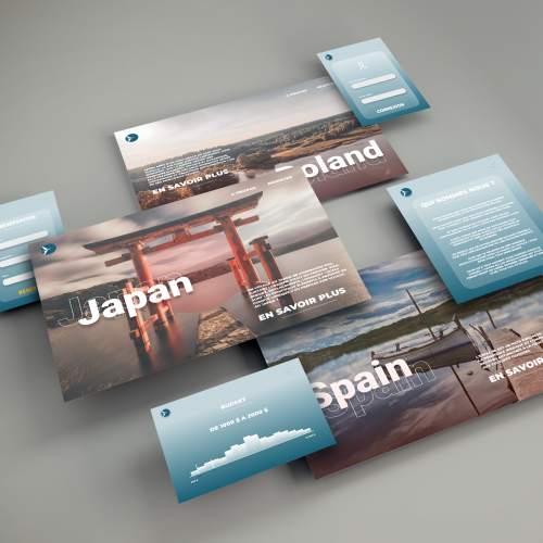Arround the world web design thumb