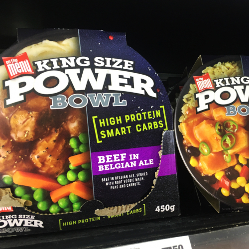 On The Menu – King Size Power Bowls Packaging Design