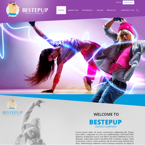 Dance Company Web Design