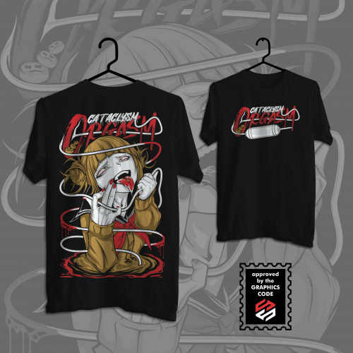 cataclysm orgasm activasion on t shirt