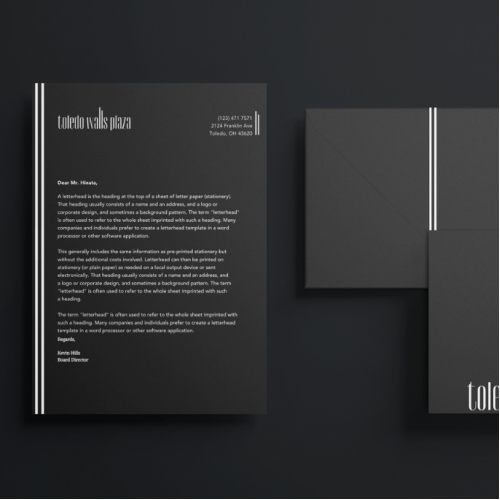 Toledo Walls Plaza Stationary Designs