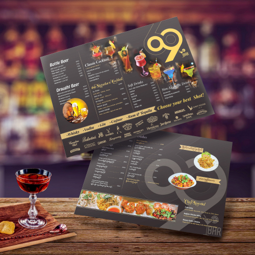 Brochure Design for a bar