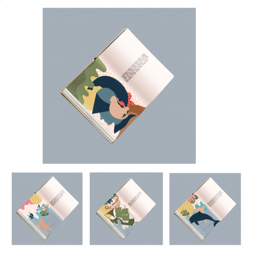 abstract fairy tales book