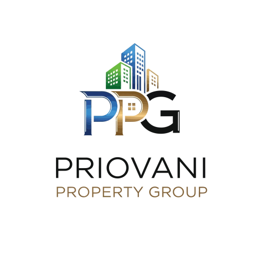 PRIOVANI Property Group Logo Design