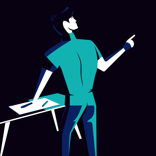 A Graphic Designer