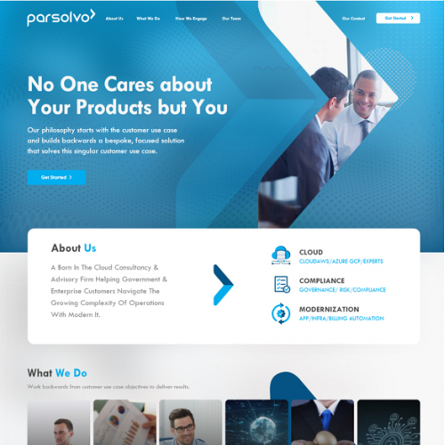 Parsolvo Website Refresh