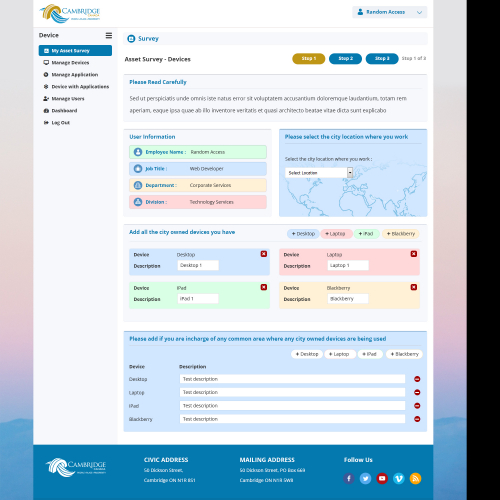 Landing Page