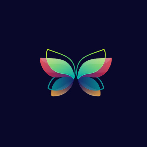 Butterfly 3D Logo