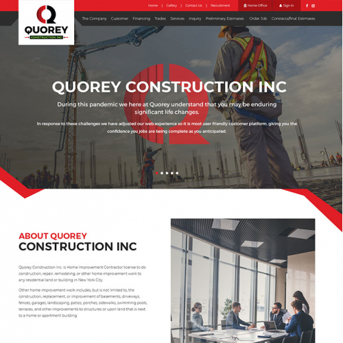 Construction mockup design