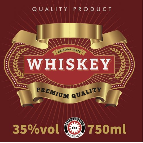 Whisky Label.